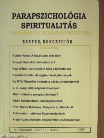 Parapszichológia-Spiritualitás 2007/2.