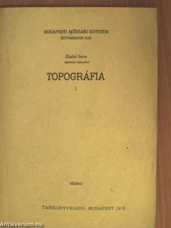 Topográfia I.