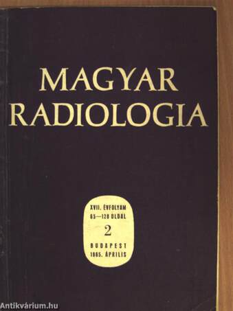 Magyar Radiologia 1965. április
