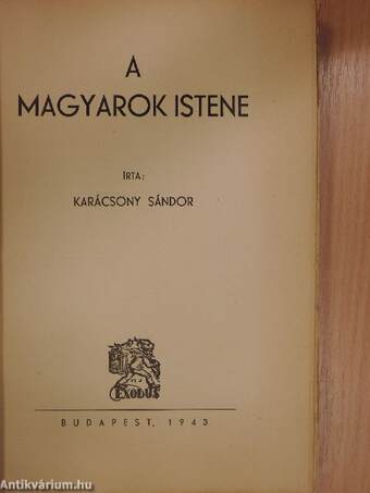 A magyarok Istene