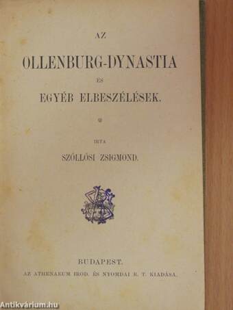 Az Ollenburg-dynastia és egyéb elbeszélések