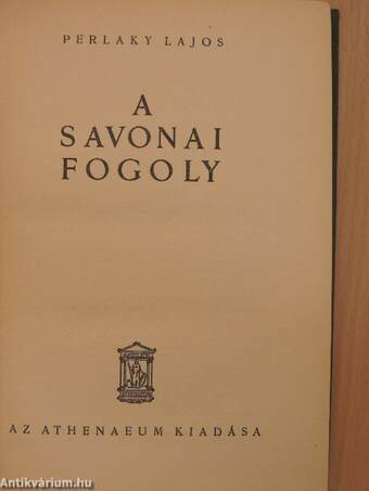 A savonai fogoly