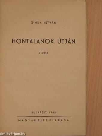 Hontalanok útján