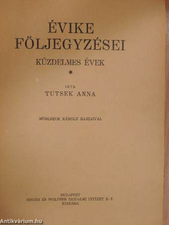 Évike följegyzései