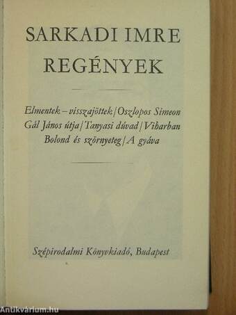 Regények