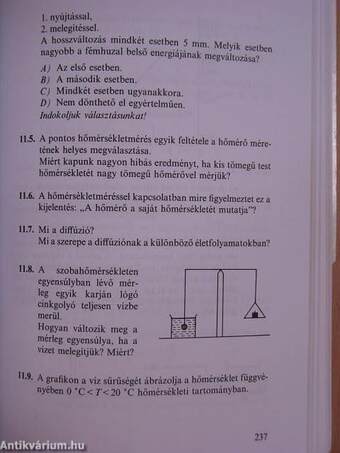 Szakközépiskolai összefoglaló feladatgyűjtemény - Fizika