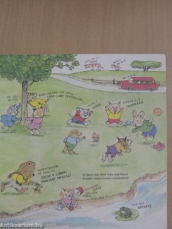 Richard Scarry hangos könyve magyarul és angolul