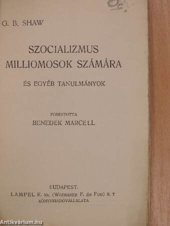 Szocializmus milliomosok számára