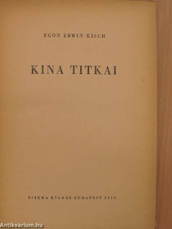 Kina titkai