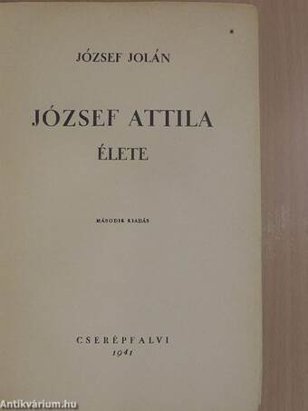 József Attila élete