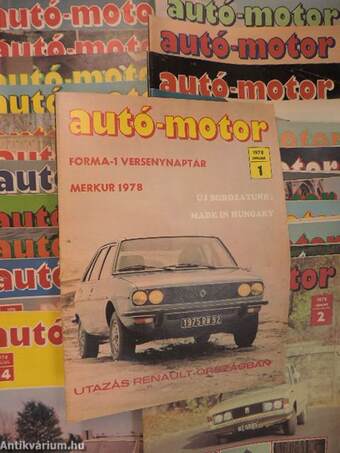 Autó-Motor 1978. január-december