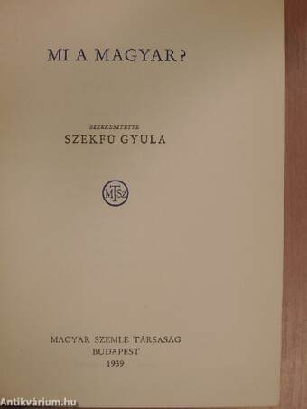 Mi a magyar?