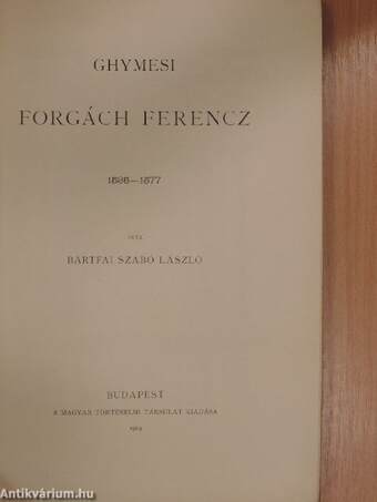 Magyar Történeti Életrajzok 1904/1-2.