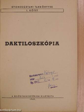 Daktiloszkópia