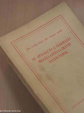 Az apasági és a származás megállapítása iránti egyéb perek