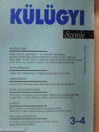 Külügyi Szemle 2006/3-4.