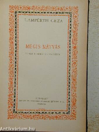 Mégis Mátyás