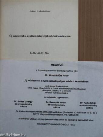 Új módszerek a nyelőcsőbetegségek sebészi kezelésében