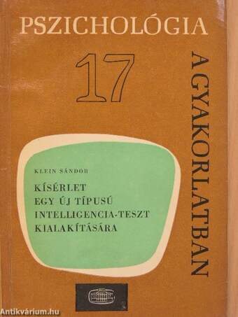 Kísérlet egy új típusú intelligencia-teszt kialakítására