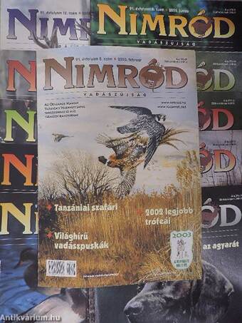 Nimród 2003. (nem teljes évfolyam)