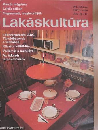 Lakáskultúra 1977. (nem teljes évfolyam)