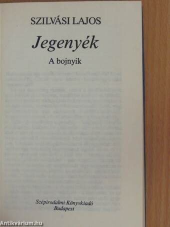 Jegenyék - A bojnyik