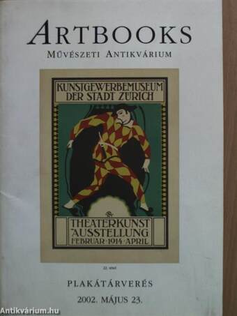 Artbooks Művészeti Antikvárium első plakátárverése 2002. május 23. Budapest