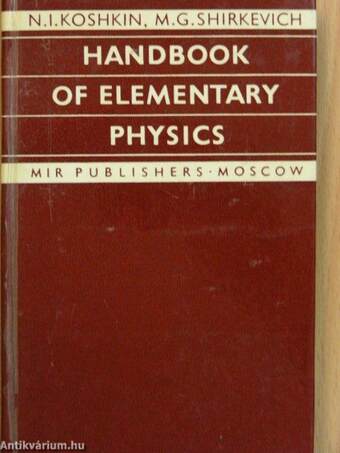Handbook of Elementary Physics