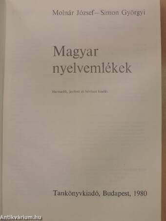 Magyar nyelvemlékek