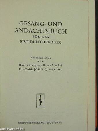 Gesang- und Andachtsbuch für das Bistum Rottenburg