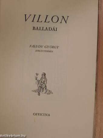 Villon balladái Faludy György átköltésében