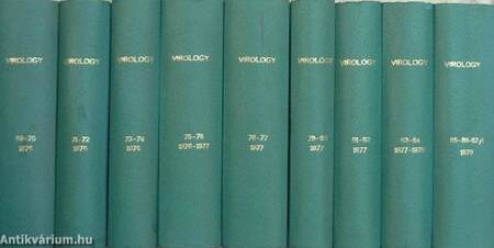 Virology 1976-1977. January-December/1978. (nem teljes évfolyam) I-IX.