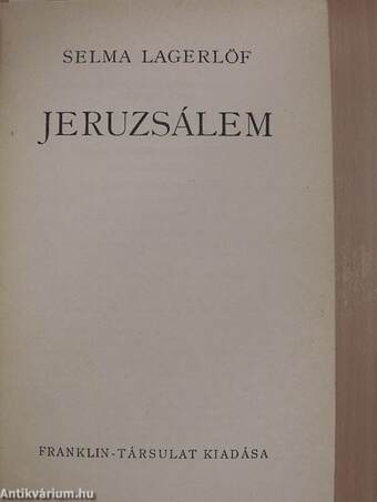 Jeruzsálem I-II.