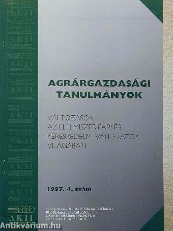 Változások az élelmiszeripari és kereskedelmi vállalatok világában