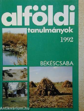 Alföldi tanulmányok 1990-1991. XIV.