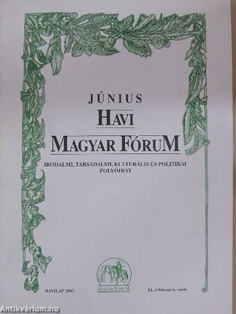 Június Havi Magyar Fórum 2003.
