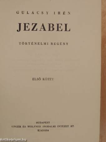 Jezabel I-II.