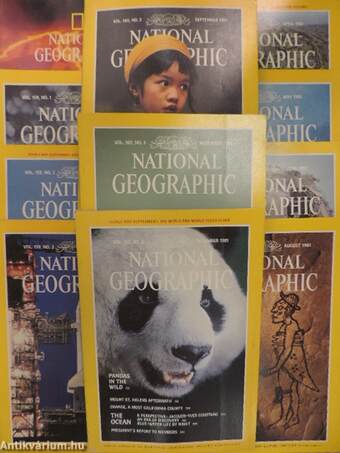 National Geographic 1981. (nem teljes évfolyam)