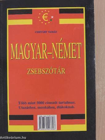 Magyar-német/német-magyar zsebszótár