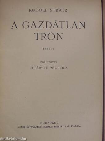 És mégsem véletlen/A gazdátlan trón/Régi regény