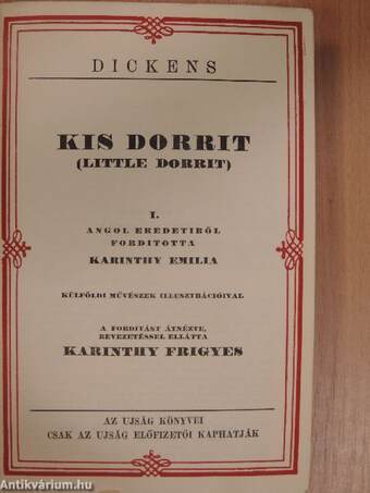 Kis Dorrit I-IV.