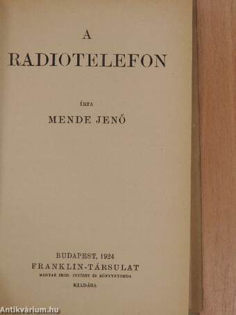 A radiotelefon