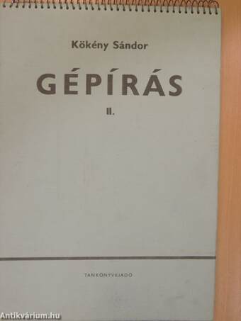 Gépírás II.