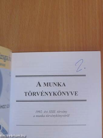 A munka törvénykönyve