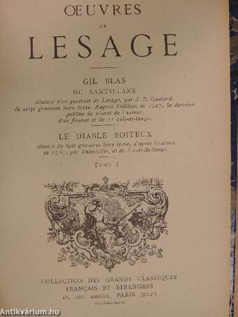 Oeuvres de Lesage 1.