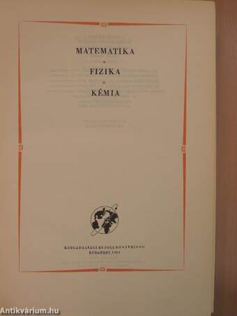 A kultúra világa - Matematika/Fizika/Kémia