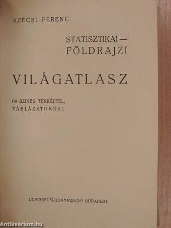 Statisztikai-földrajzi világatlasz