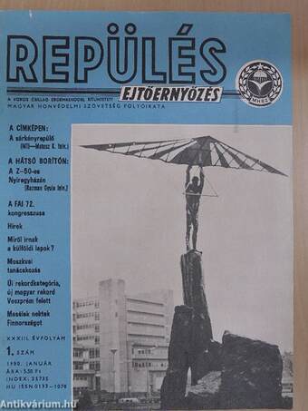 Repülés-ejtőernyőzés 1980. január-december