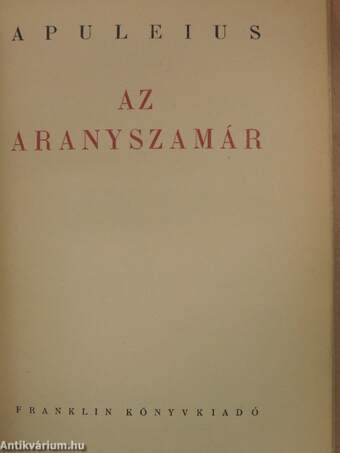 Az aranyszamár