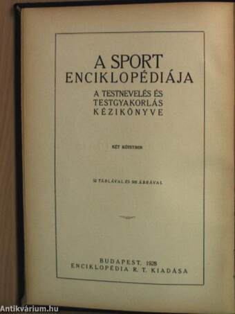 A sport enciklopédiája II. (töredék)